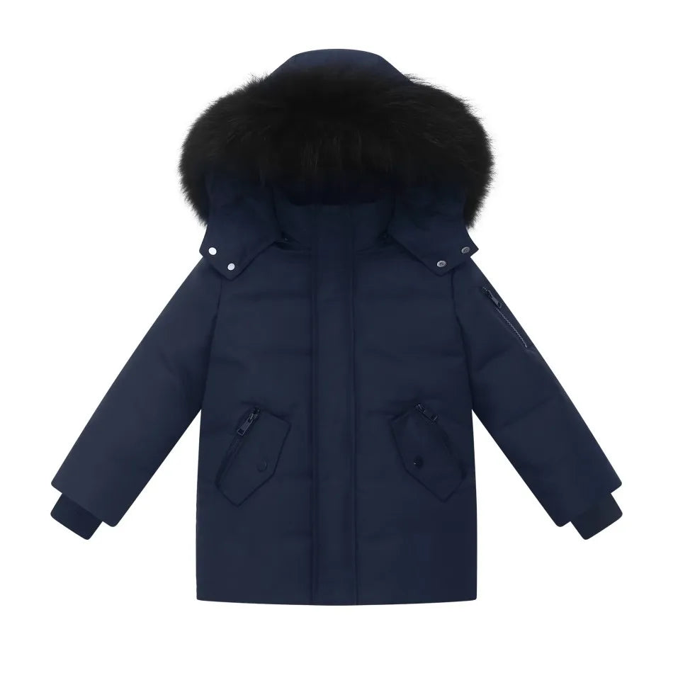 Unisex Matte Winter Parka – Premium Family Matching Coats