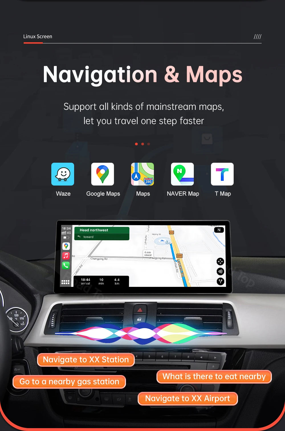 12.3" BMW F30/F36 CarPlay & Android Auto Screen Upgrade