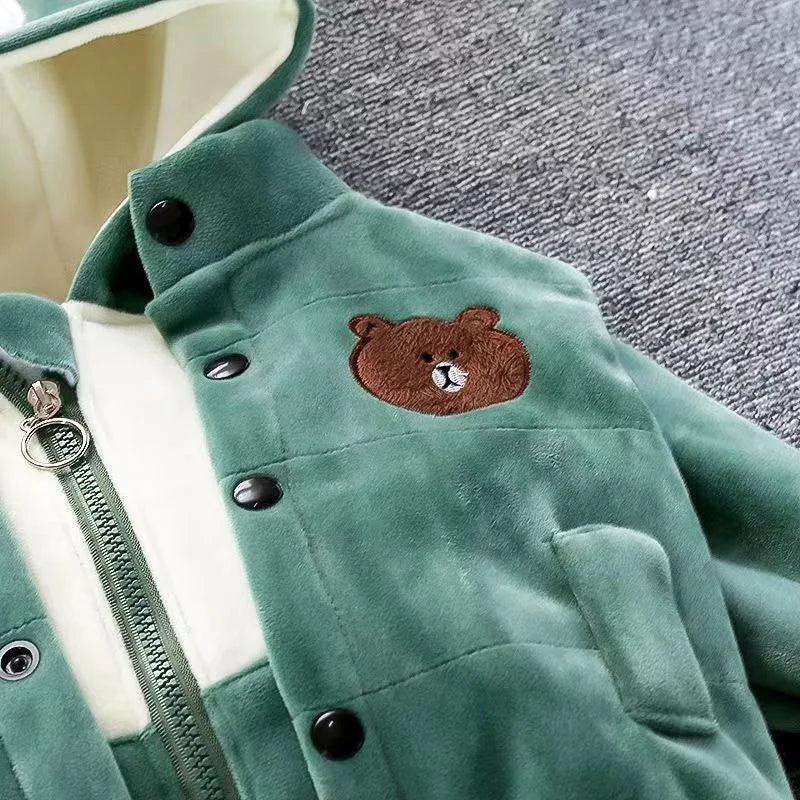 Children’s 3-Piece Padded Cartoon Outfit