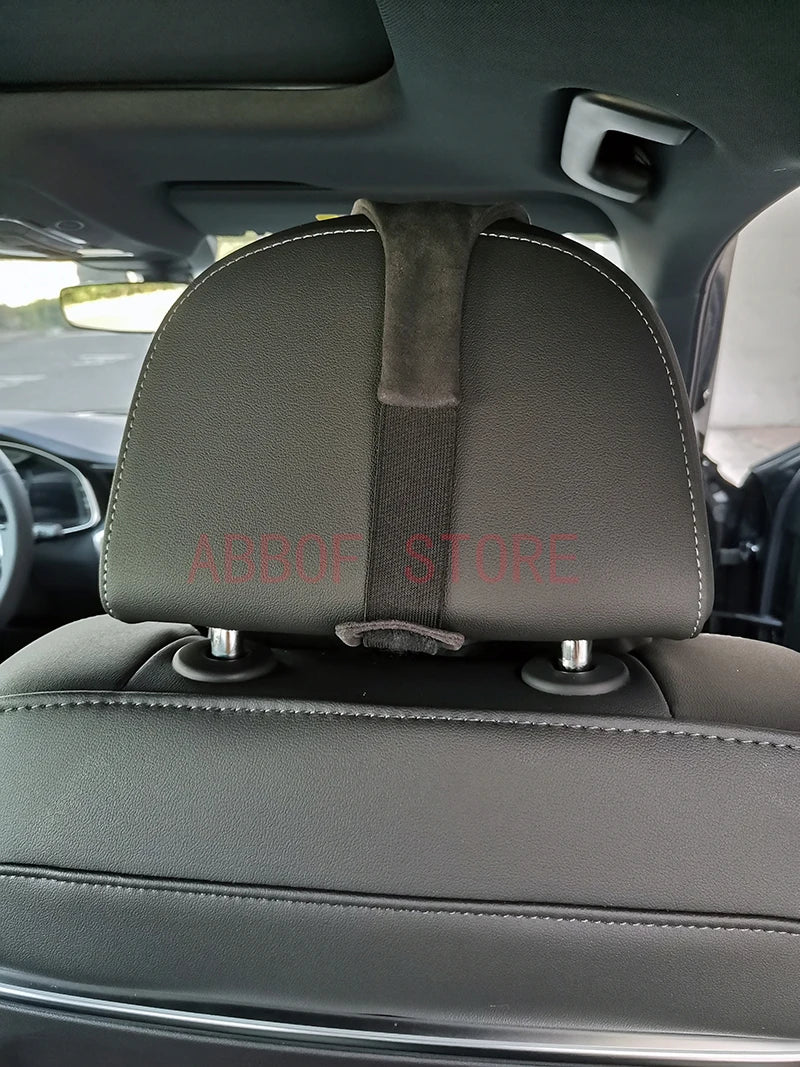 Car Seat Neck Top Quality Support Pillow Soft Headrest With Adjustable Strap from A6 A7 Q7 Q5L for A3 A4 A5 A6 A7 A8 B6 B7