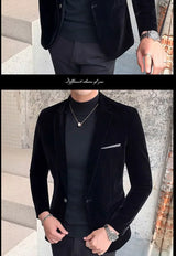 Men’s Slim-Fit Corduroy Blazer