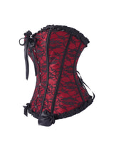 USA-Made Strapless Butterfly Lace-Up Court Corset