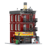 Spider Deli Apartment Building Blocks With 11 Figures Films Classic City Modular Assembly Model Kit Creative Toys Gifts 3559PCS
