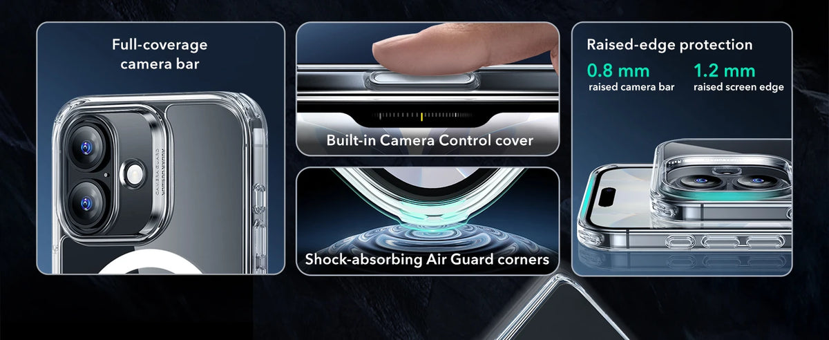 ESR Magnetic iPhone Case with Camera Guard