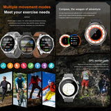 2026 Smart Watch Always display AMOLED NFC Bluetooth Call GPS trajectory Waterproof Health Sport Smartwatch Men for Android iOS