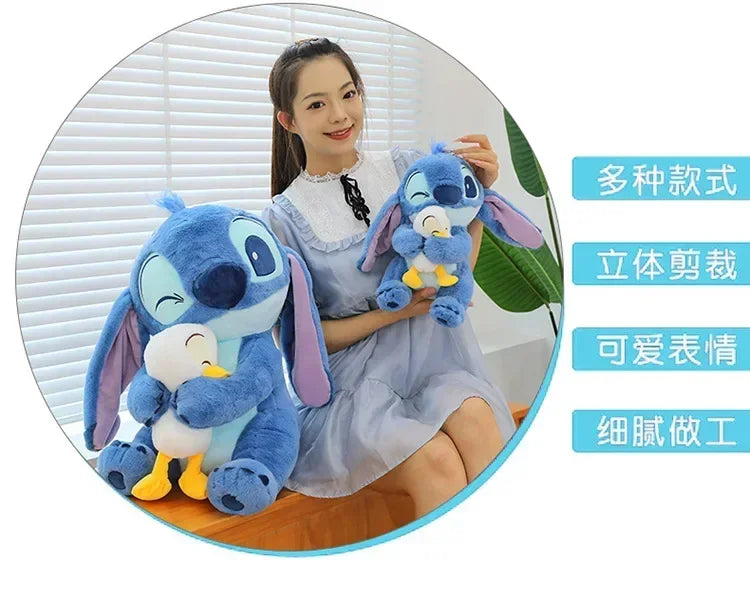 Disney Stitch & Duck Plush Doll