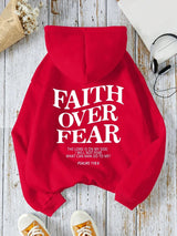 Faith Over Fear Fleece Hoodie
