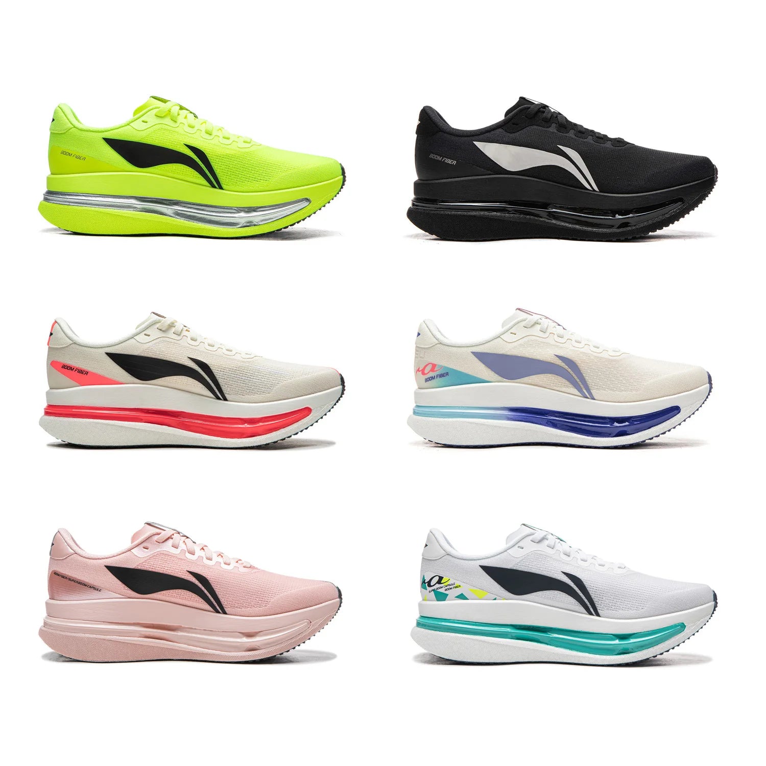 Li-Ning Women's RED HARE 9 ULTRA Racing Running Shoes SUPER BOOM Cushion BOOM FIBER Breathable LiNing Training Sneakers ARPW008