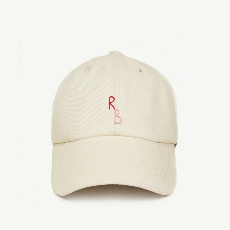 Monogram Cotton Baseball Cap – Hand-Embroidered Dad Hat