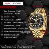 2026 PAGANI DESIGN New PD-1662 V5 Men Mechanical Watches Luxury Ceramic Bezel Automatic Watch 100M Waterproof GMT Watch for Men