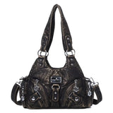 Women Handbags Soft Tote Bag Small Top-handle Fashion Satchel Multi-Pockets Crossbody Shoulder Bag Hobos Phone Pack