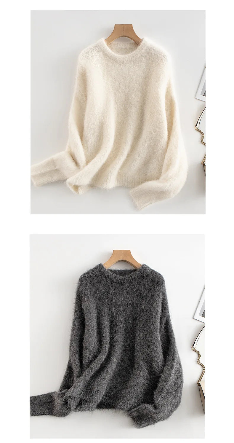 Women's Relaxed Knit Sweater | Long Sleeve Pullover