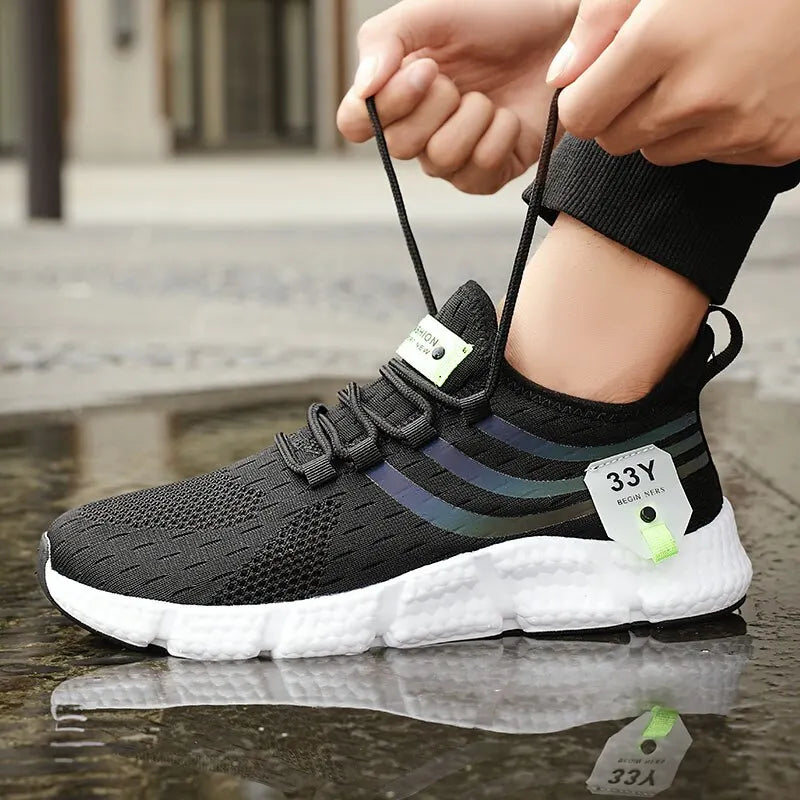 Men's Breathable Mesh Walking Sneakers