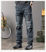 Men's Wide-Leg Straight Jeans | Relaxed Workwear Fit