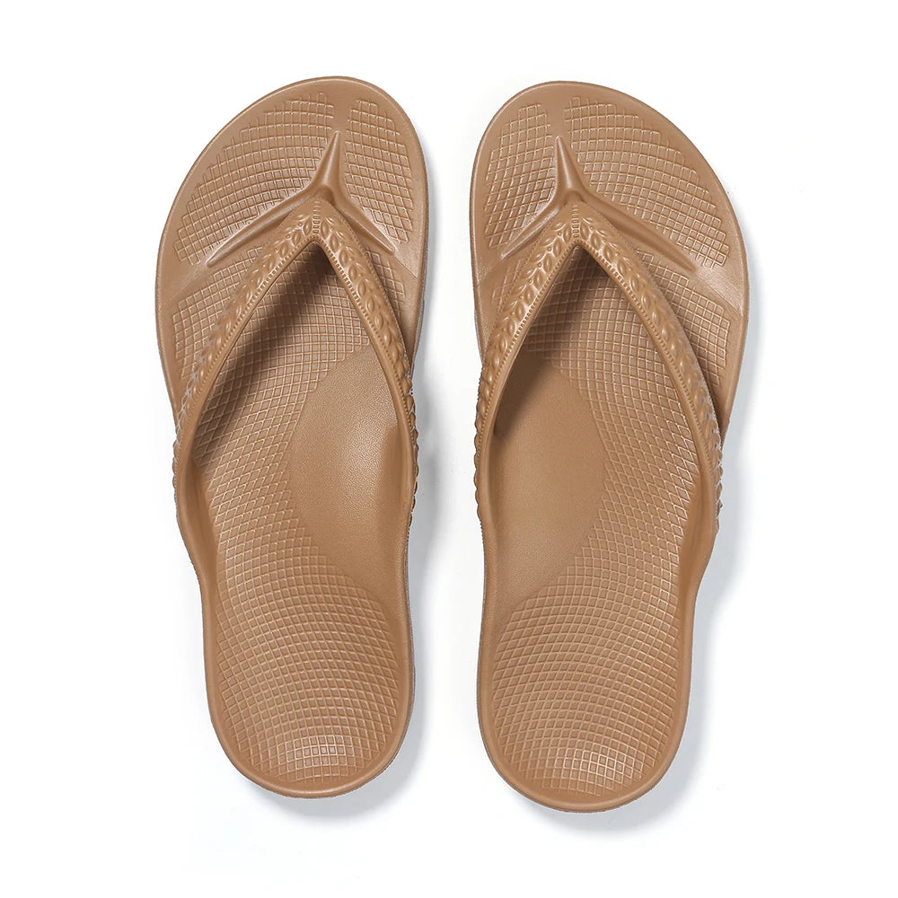 Crestar Women's Orthopedic Flip Flops Summer New EVA Sandals For Plantar Fasciitis Relief Comfort Unisex Non-slip Beach Slippers