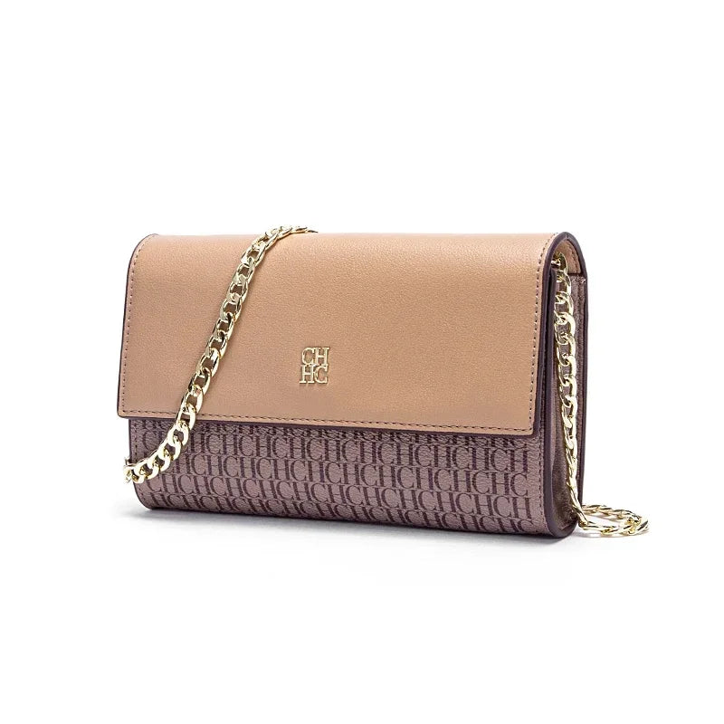 Luxury Letter Print Sequin Crossbody Bag