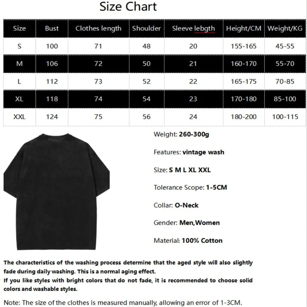 Jujutsu Kaisen Mahoraga Graphic T-Shirt — Fushiguro Megumi Washed Cotton Tee