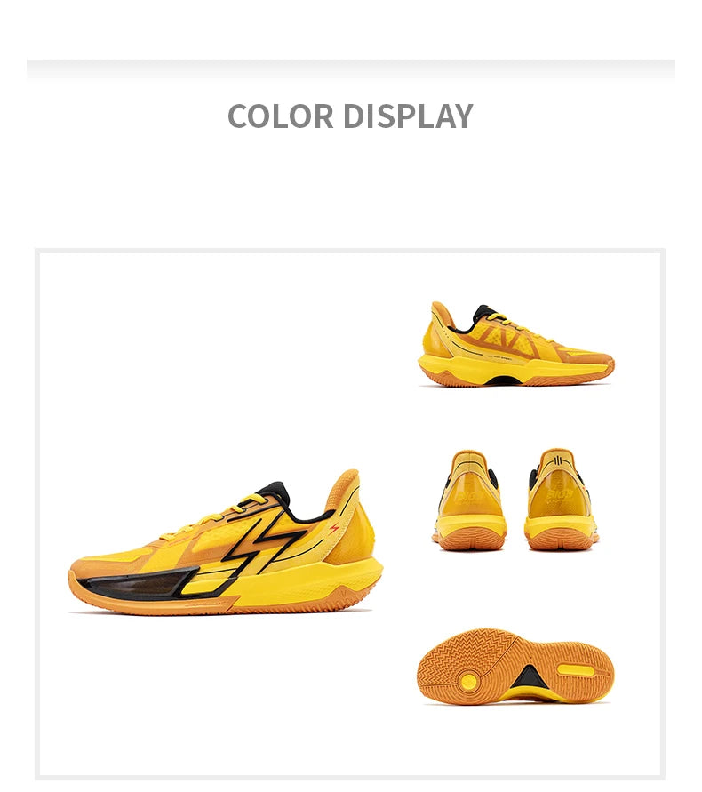 361 Degrees BIG3 4.0 Quick Men's Basketball Sports Shoes Wear-Resistant Non-Slip Mesh Breathable Low-Cut Sneaker Male 672321105
