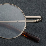 56948 Top Quality Retro Pure Titanium Glasses Frame Lady Trend Small Size Round Optical Eyeglass Frame Men Fashion Clear Eyewear