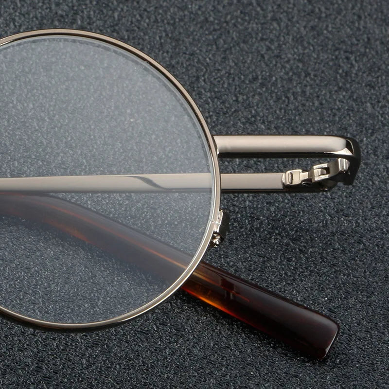 56948 Top Quality Retro Pure Titanium Glasses Frame Lady Trend Small Size Round Optical Eyeglass Frame Men Fashion Clear Eyewear