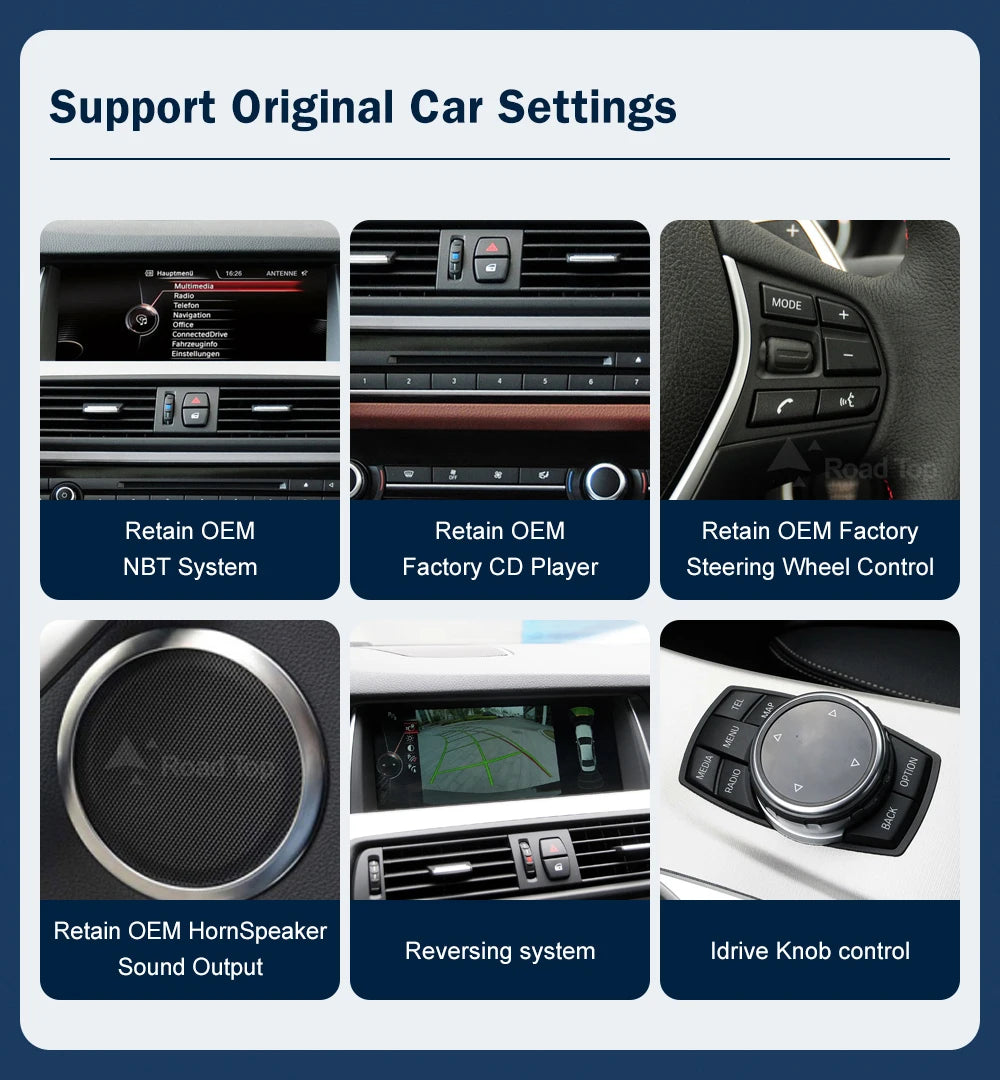 10.25" 1920×720 Touchscreen for BMW 5 Series F10/F11