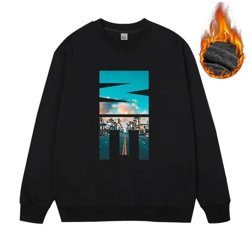Men's Plus Size Fleece Sweatshirt XL–7XL