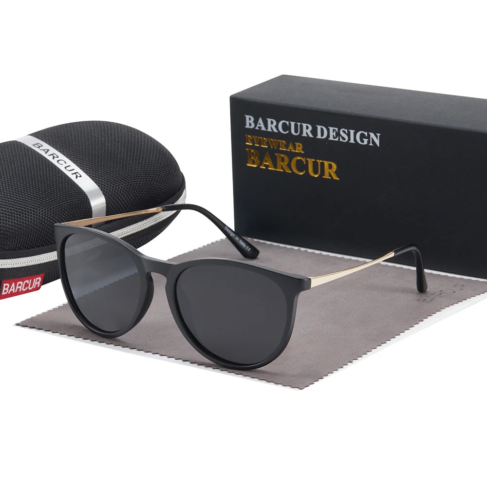 BARCUR Classic Polarized Sunglasses For Both Men Women Essential For Outdoor Driving Business Leisure Sunglasses