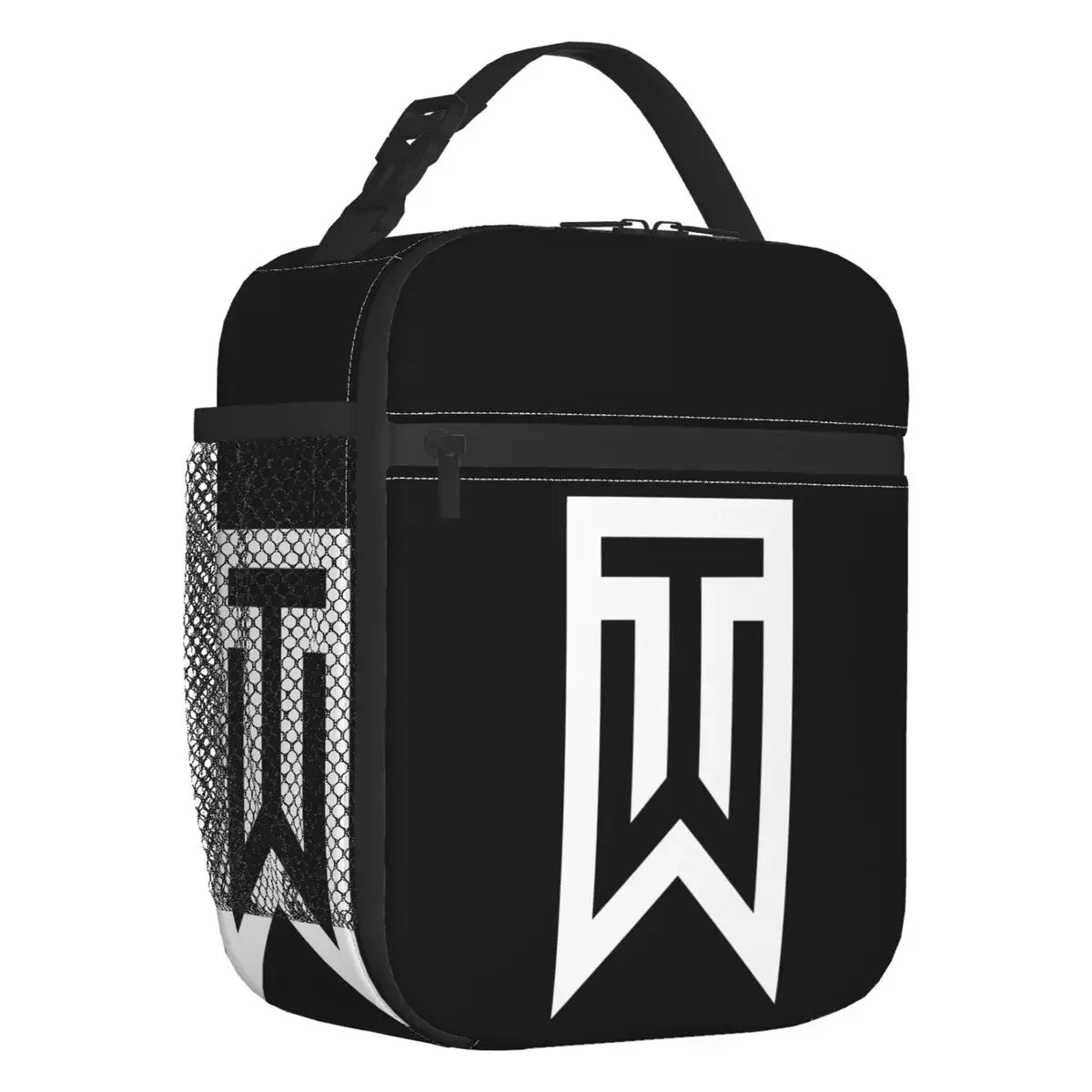 Custom Golf Logo Reusable Lunch Bag Warm Cooler Insulated Lunch Box with Pocket for Men Women Student School Trip Picnic