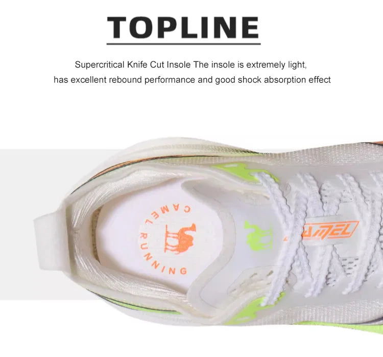 Golden Camel Carbon Plate 10K Men's Running Shoes Professional Racing Training Running Shoes Wear-Resistant Lightweight Sneakers