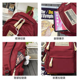 Fashion Big Student School Backpack Rucksack Girls Boys School Bag High Capacity Women Backpack Female Leisure Travel Mochila