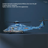 Technology Armed Helicopter Building Blocks Toys Air Forces Model Airplane Blocks Set Educational Toys For Boys Gifts