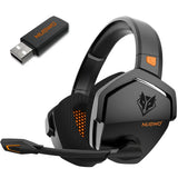NUBWO G06 Dual Wireless Headsets Gamer 2.4GHz Bluetooth 5.3 Gaming Headphones with Microphone for PS5, PS4, PC, Mobile, Switch