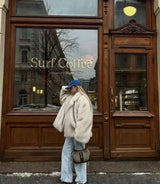 Women’s Gradient Faux Fur Winter Jacket