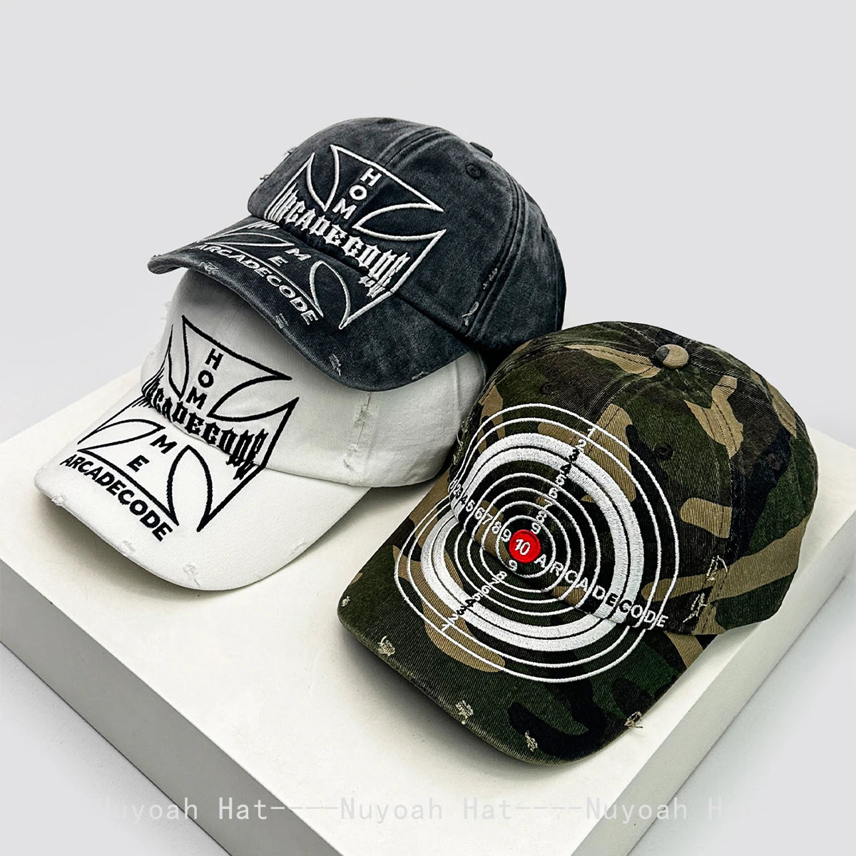 Unisex Cross Embroidery Baseball Cap | Street Style
