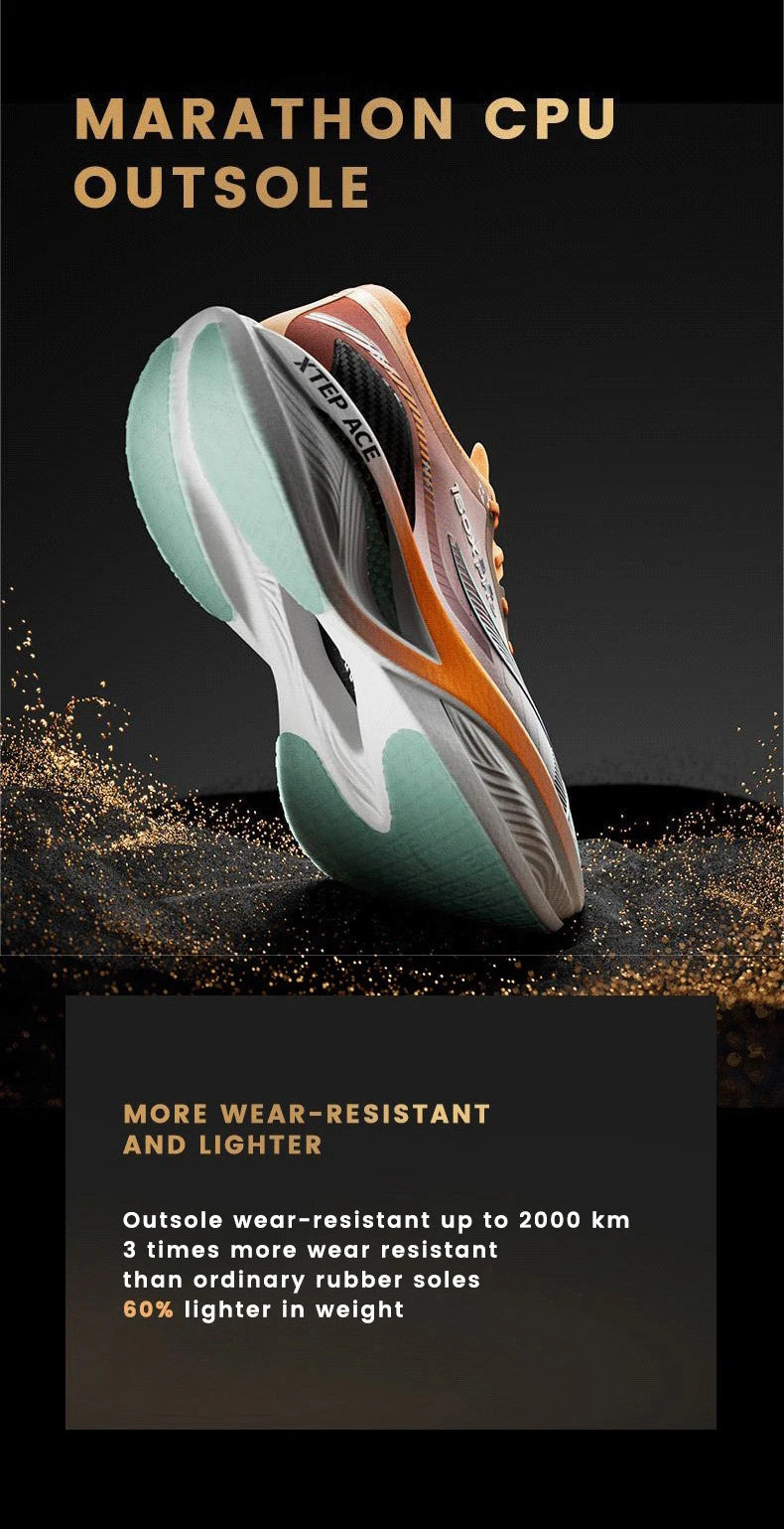 Xtep 160X 3.0 Pro Men Running Shoes Carbon Plate Professional Marathon PB Rebound Cushioning Sports Sneakers Male 978119110115