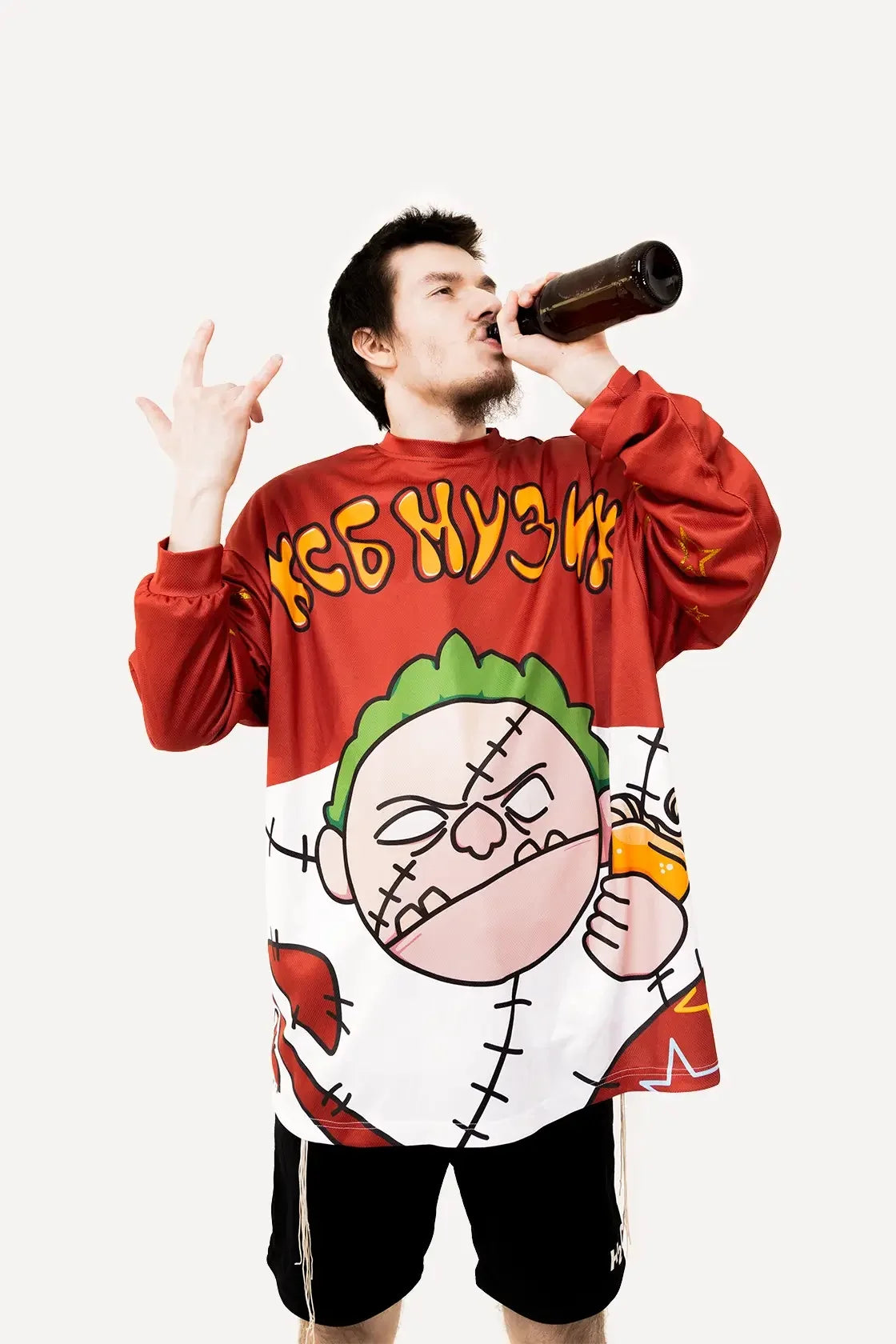 Mesh KSB Murzik Long Sleeve Baseball Jersey