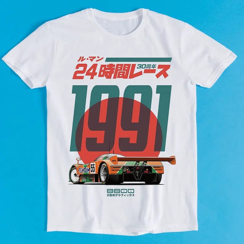 787B Le Mans 30th Anniversary Retro Graphic Cotton Tee