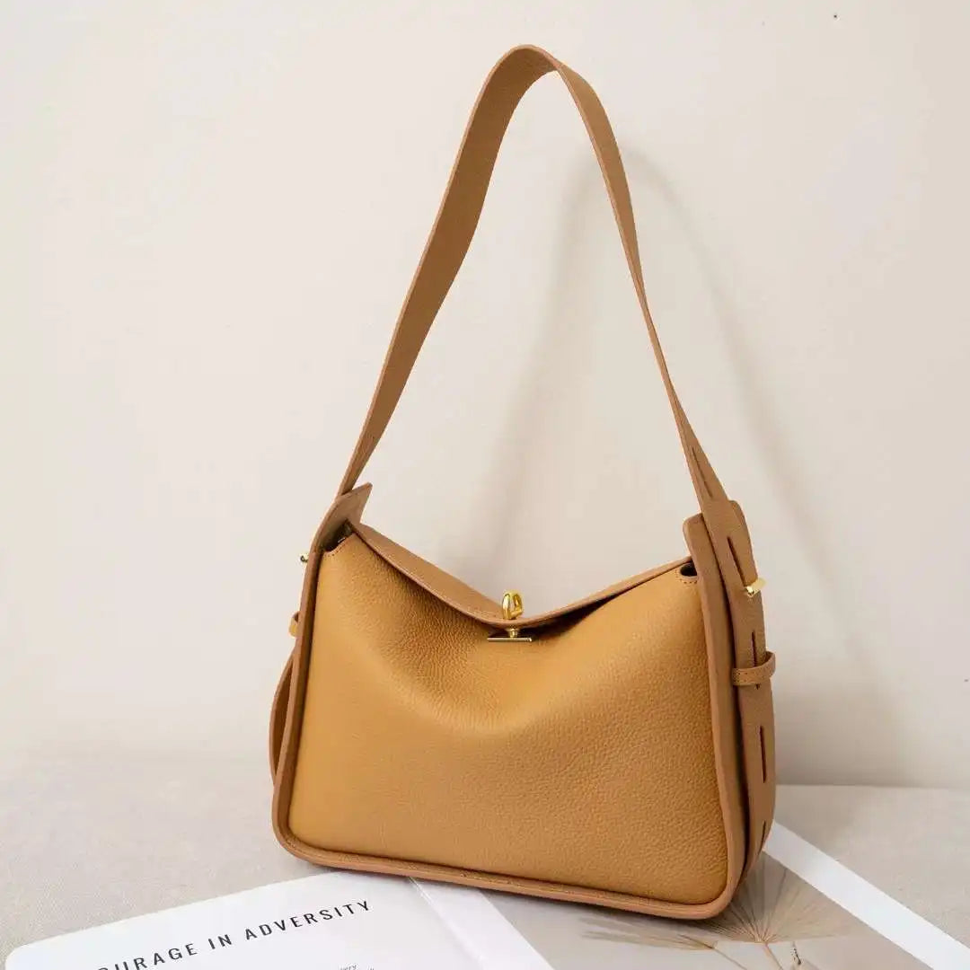 Genuine Leather Luxury Women Shoulder & Crossbody Bag