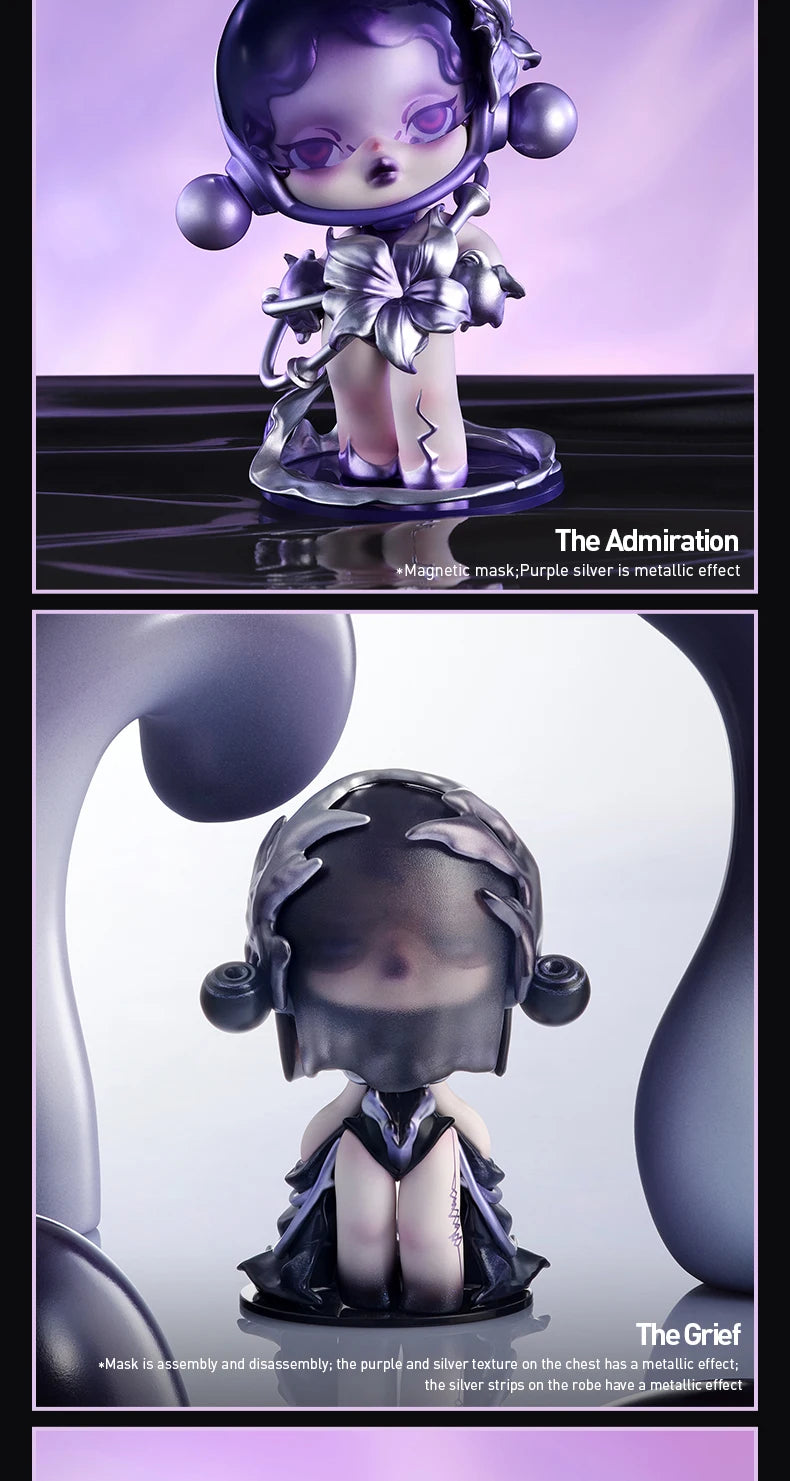 POP MART SKULLPANDA The Sound Series Blind Box Toys Kawaii Anime Blind Box Action Figure Surprise Mystery Box Dolls Girls Gift