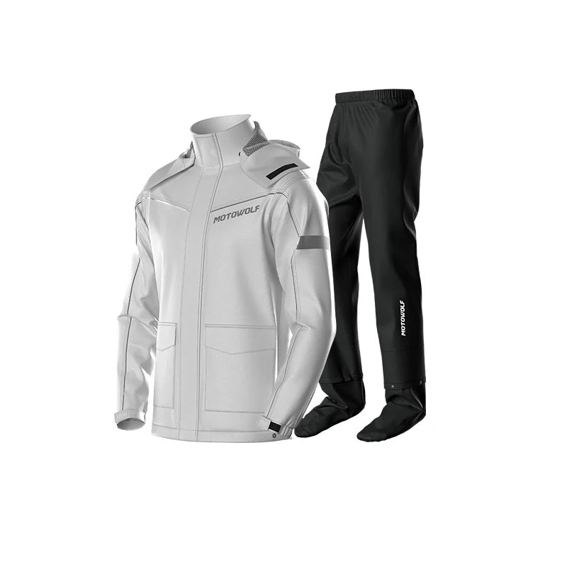 Waterproof Motorcycle Rain Suit – Jacket & Pants Set