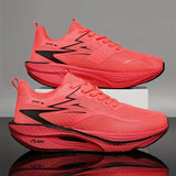 Men Sports Running Shoes Casual Marathon Breathable Lightweight Women's Comfortable Athletic Nonskid Walking Sneakers Outdoors
