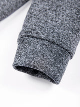 New Mens Round Neck Sweatshirt Solid Color Loose Casual Pullover Men Fashion Warm Long Sleeve Hoodies Men Clothing