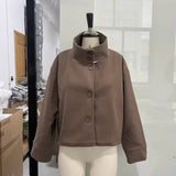 Women's Stand Collar Zip Jacket – Autumn/Winter