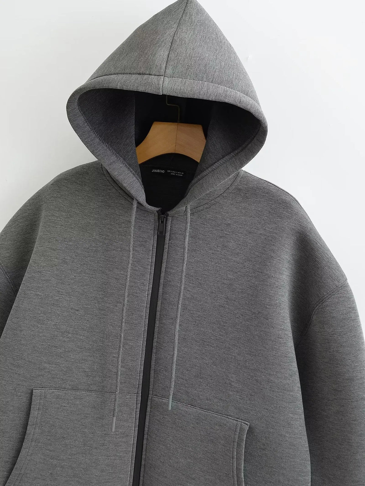 Women's Relaxed Zip-Up Hoodie with Pockets