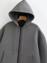 Women's Relaxed Zip-Up Hoodie with Pockets