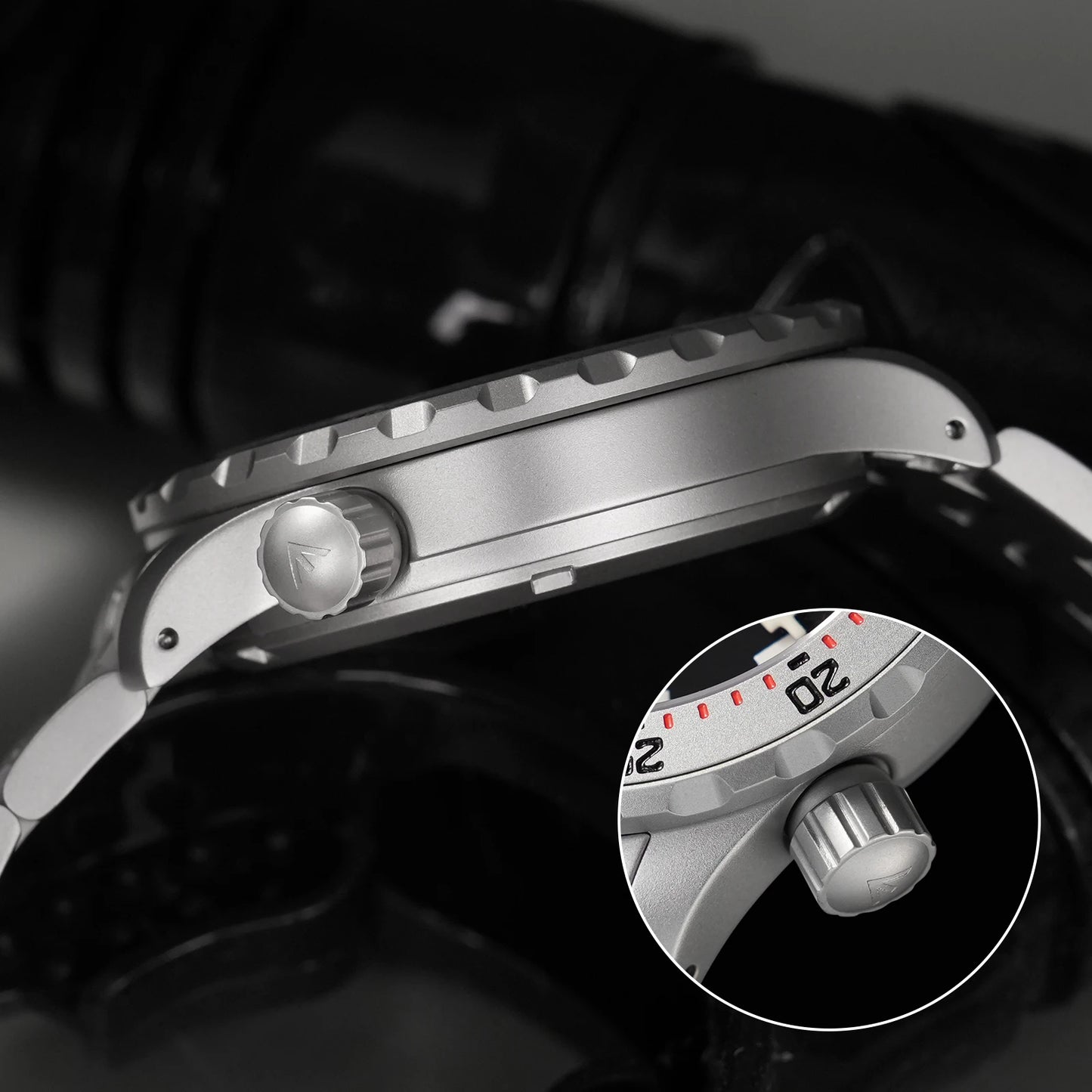 Militado New ML20 Automatic Mechanical Wristwatch PT5000 Sapphire 200M Waterproof Stainless Steel Bracelet 39Mm Luxury Watch Man
