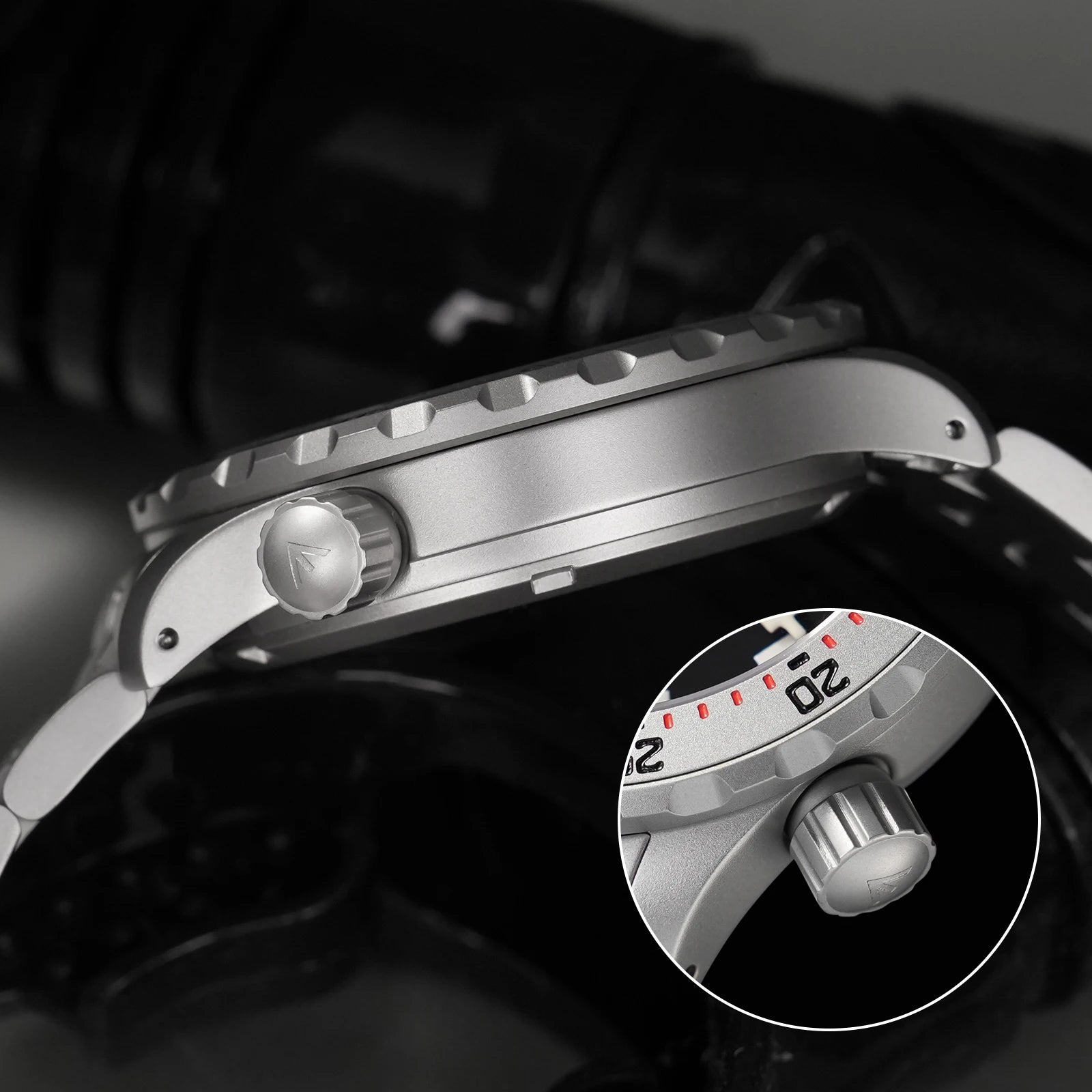 Militado New ML20 Automatic Mechanical Wristwatch PT5000 Sapphire 200M Waterproof Stainless Steel Bracelet 39Mm Luxury Watch Man
