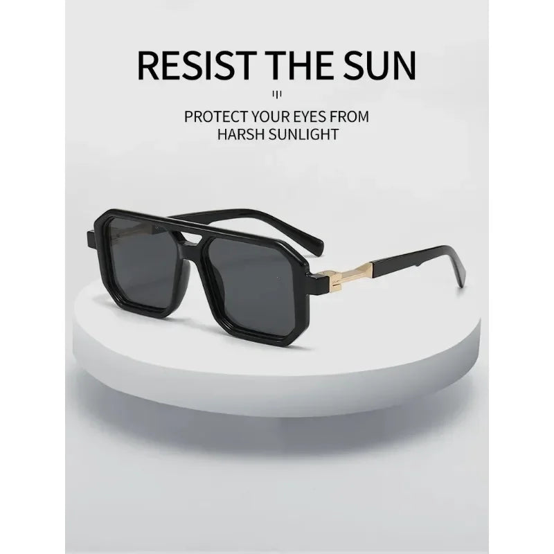 Vintage Oval Sunglasses – UV400 Sun Protection for Women