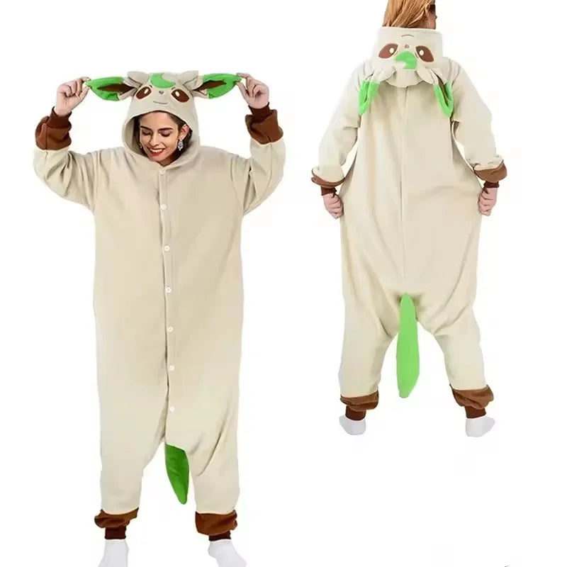 Pokemon Cosplay Costume Men Women Kigurumis Anime Onesie Hallween Carnival Party Outfit Gengar Pikachu Funny Jumpsuit