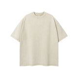 Men's Washed Cotton T-Shirt, Loose Fit 275gsm